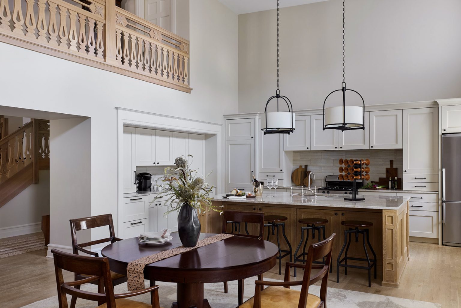Carriage House Dining and Kitchen Area
